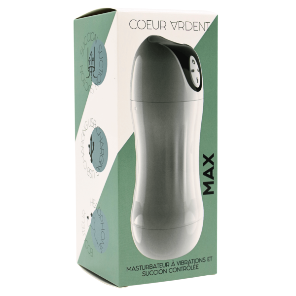 MAX – Masturbateur à Vibrations  Succion Contrôlée USB