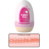 Gaine Masturbatrice Réutilisable FUNNY EGG – Design Réaliste Vagin lèvres épaisses