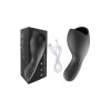 Masturbateur noir USB, 10 modes de vibration 