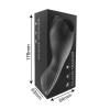 Masturbateur noir USB, 10 modes de vibration 