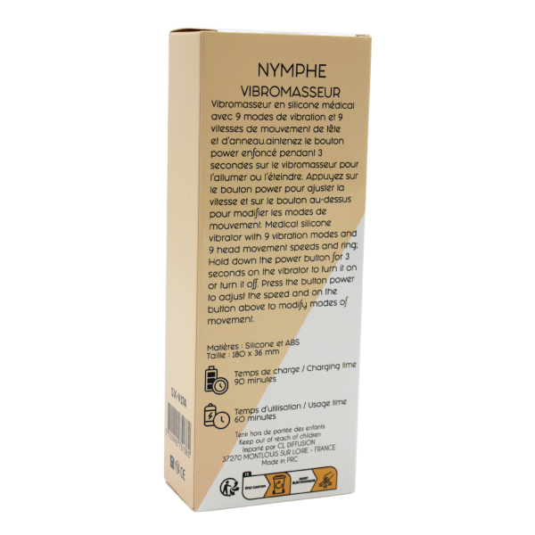 Vibromasseur NYMPHE Haute Précision à Double Action 