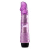 Vibromasseur 20 cm Jelly violet avec Picots 