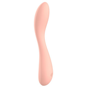 Vibromasseur USB 10 vitesses couleur pêche Geena 