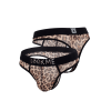 String Homme en Résille Imprimé Léopard – Lookme