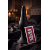 Plug Anal Noir en Silicone XL avec Ventouse Taille XL 15 cm Pocket Pleasure  1 dosette de lubrifiant