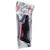 Plug Anal Noir en Silicone L avec Ventouse Taille L 12,7 cm Pocket Pleasure  1 dosette de lubrifiant