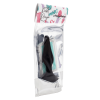 Plug Anal Noir en Silicone S avec Ventouse Taille S 10,5 cm Pocket Pleasure  1 dosette de lubrifiant