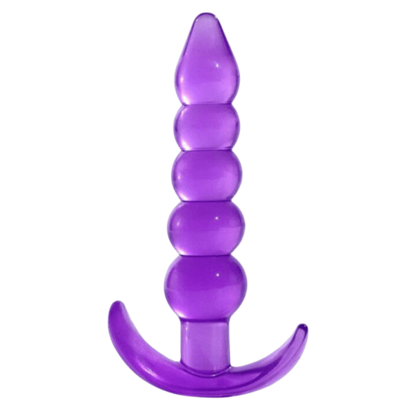 Plug Anal Jelly 5 Boules Pocket Pleasure  1 dosette lubrifiant