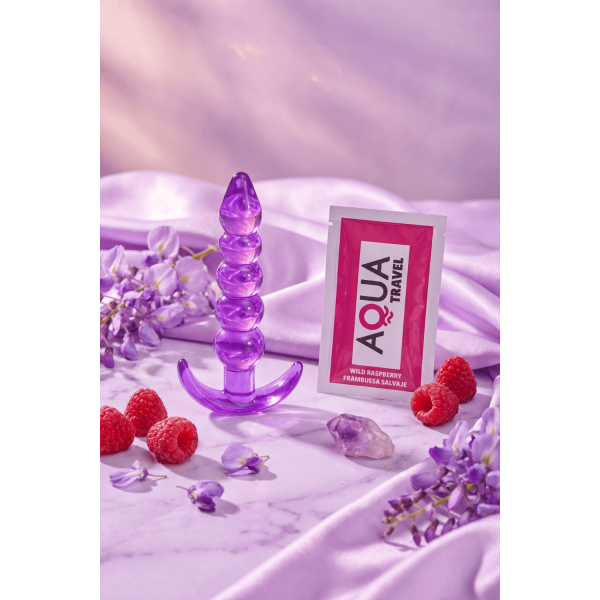 Plug Anal Jelly 5 Boules Pocket Pleasure  1 dosette lubrifiant