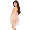 Nuisette et string assorti Blanc Naughty doll 