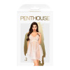 Nuisette et string assorti Blanc Naughty doll 