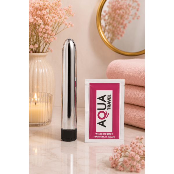 Vibromasseur Argenté Multi Vitesse Classique