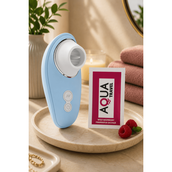 Vibromasseur Bleu à Langue Vibrante pour Cunnilingus