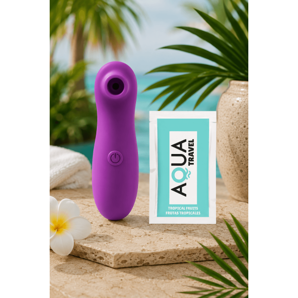 Vibromasseur Clitoridien Violet 10 Vitesses – Membrane Rechargeable – Plaisir Émoi