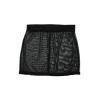 Jupe noire en résille transparente Maya
