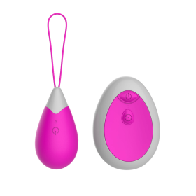 Œuf Vibrant Télécommandé 10 Modes Fuchsia  1 dosette de lubrifiant — Pocket Pleasure