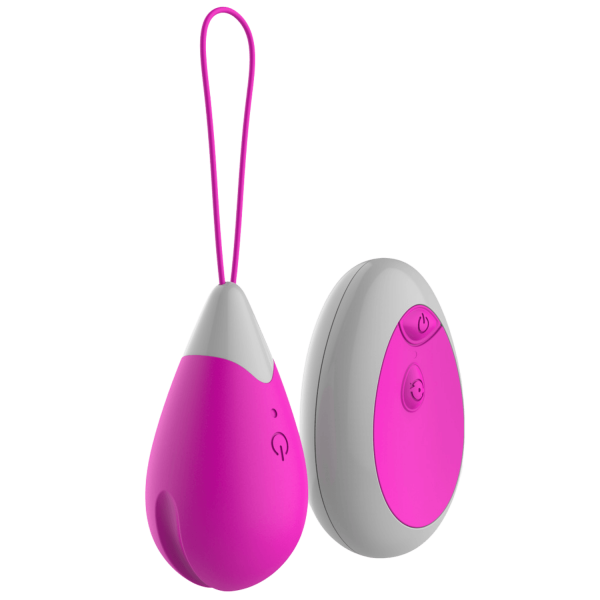 Œuf Vibrant Télécommandé 10 Modes Fuchsia  1 dosette de lubrifiant — Pocket Pleasure