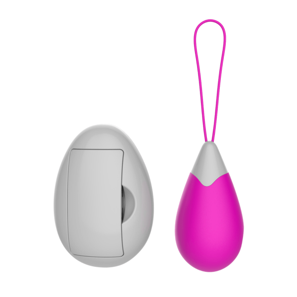 Œuf Vibrant Télécommandé 10 Modes Fuchsia  1 dosette de lubrifiant — Pocket Pleasure