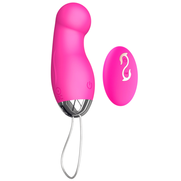Œuf Vibrant Télécommandé 10 Modes Rose  1 dosette de lubrifiant — Pocket Pleasure