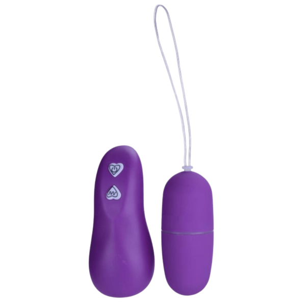 Œuf Vibrant Télécommandé 7 Vitesses Violet  1 dosette de lubrifiant — Pocket Pleasure