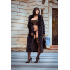Ensemble 2 pièces bustier en dentelle et string noir - Mapalé