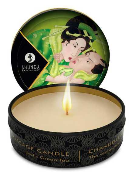 Mini bougie de massage thé vert 30ml - CC864611