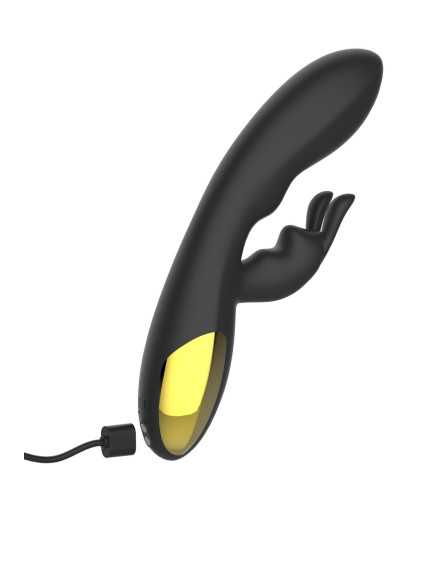 Vibromasseur rabbit noir Luxe très puissant, USB - WS-NV027