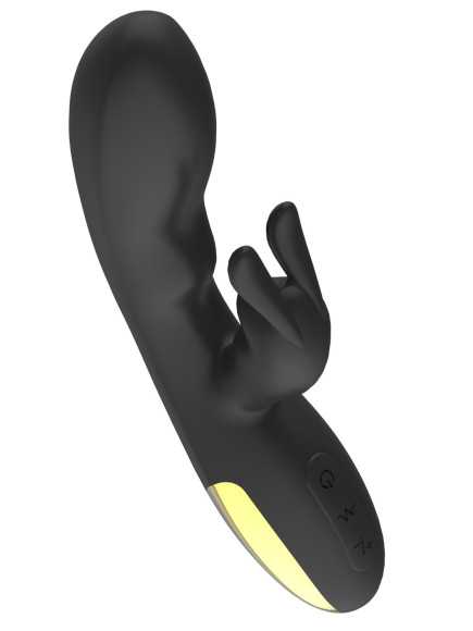 Vibromasseur rabbit noir Luxe très puissant, USB - WS-NV027