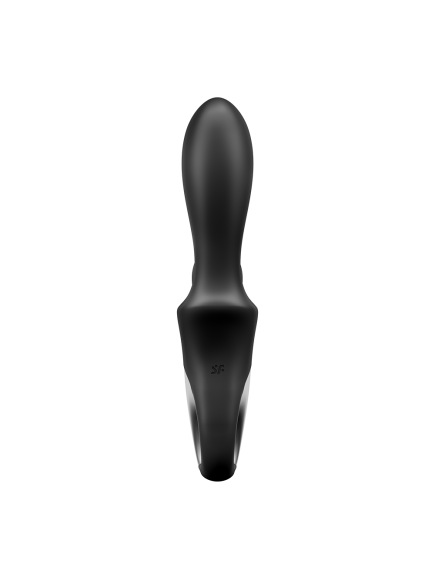 Vibromasseur rabbit noir USB, chauffant et connecté Heat Climax  Satisfyer - CC597791