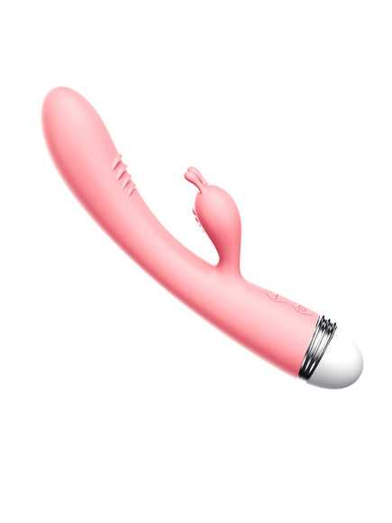 Vibromasseur Rabbit rose vintage 10 vitesse USB - TOZ-053BPNK