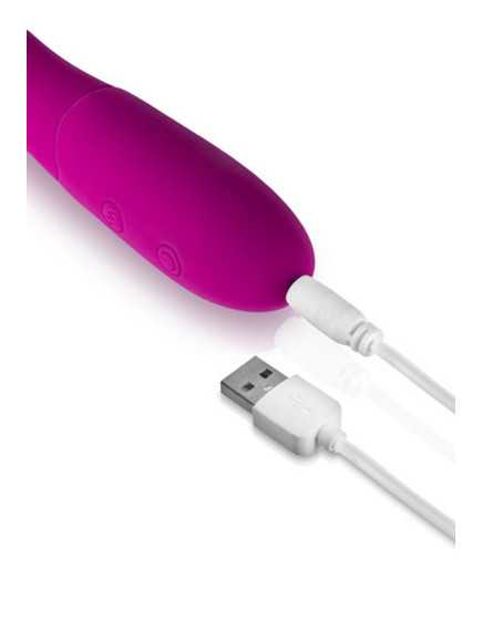 Vibromasseur rabbit Bella rose USB large tête point G 10 programmes - CC531065