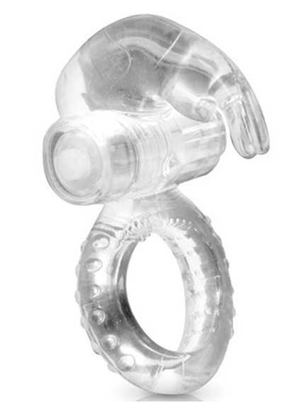 Cockring vibrant avec stimulation du clitoris - CC570035