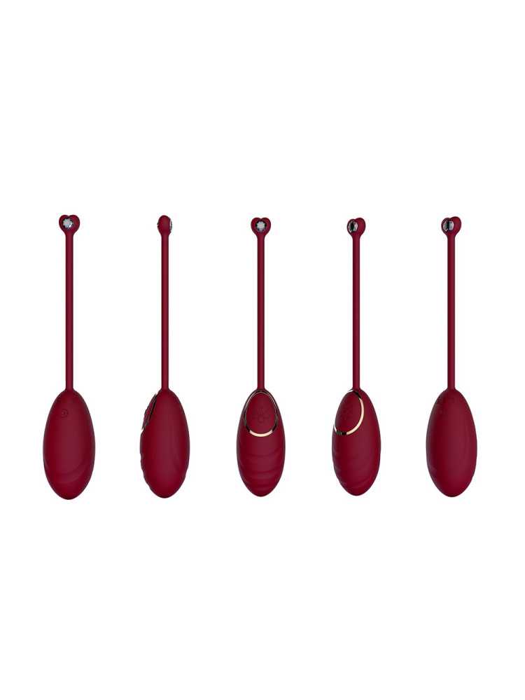 Œuf vibrant rouge avec télécommande USB - DAISYRED