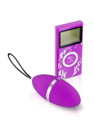 Oeuf vibrant violet 10 vitesses télécommande écran LCD - CC5720000050
