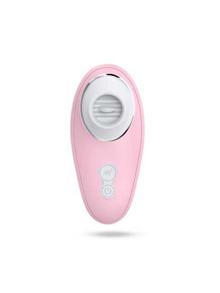 Vibromasseur rose à langue vibrante pour cunnilingus - BOZ-005PNK