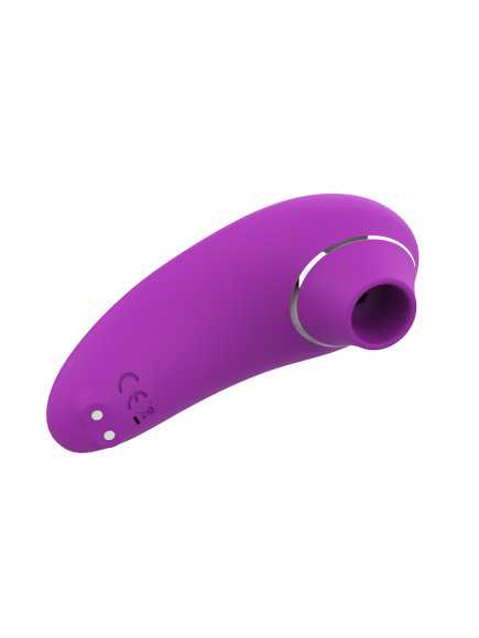 Vibromasseur clitoridien par embout de vibrations sur membrane violet USB - WS-NV053PUR