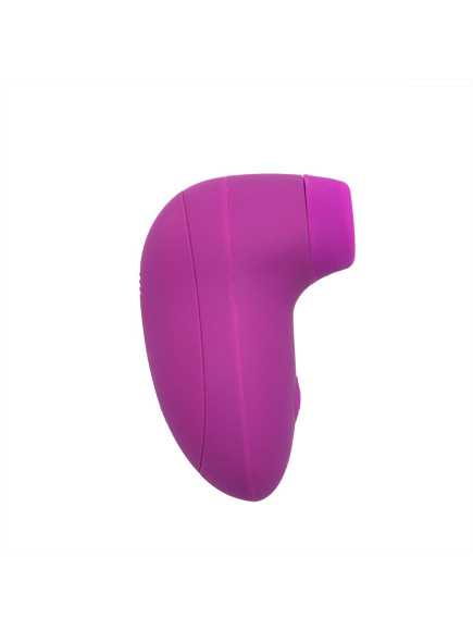 Stimulateur clitoridien avec 2 embouts interchangeable vibration sur picots et langue - BOZ-058PUR