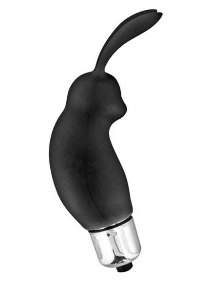 Stimulateur de clitoris vibrant noir rabbit - CC5730010010