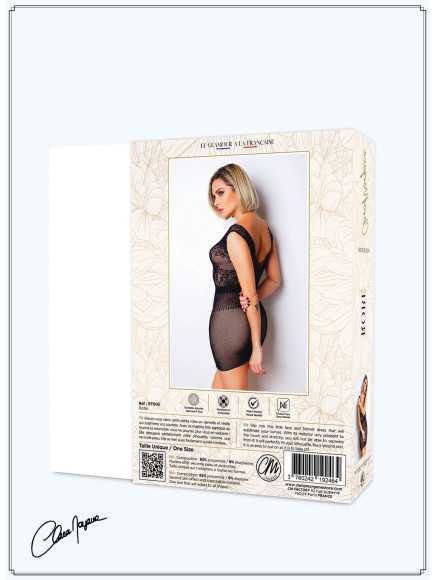 Mini Robe en résille noire - Le Numéro 5 - Collection Robe - CM97005