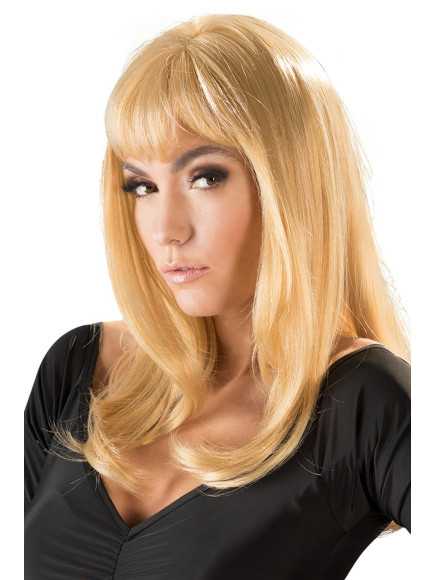 Perruque blonde mi-longue - ORI771708