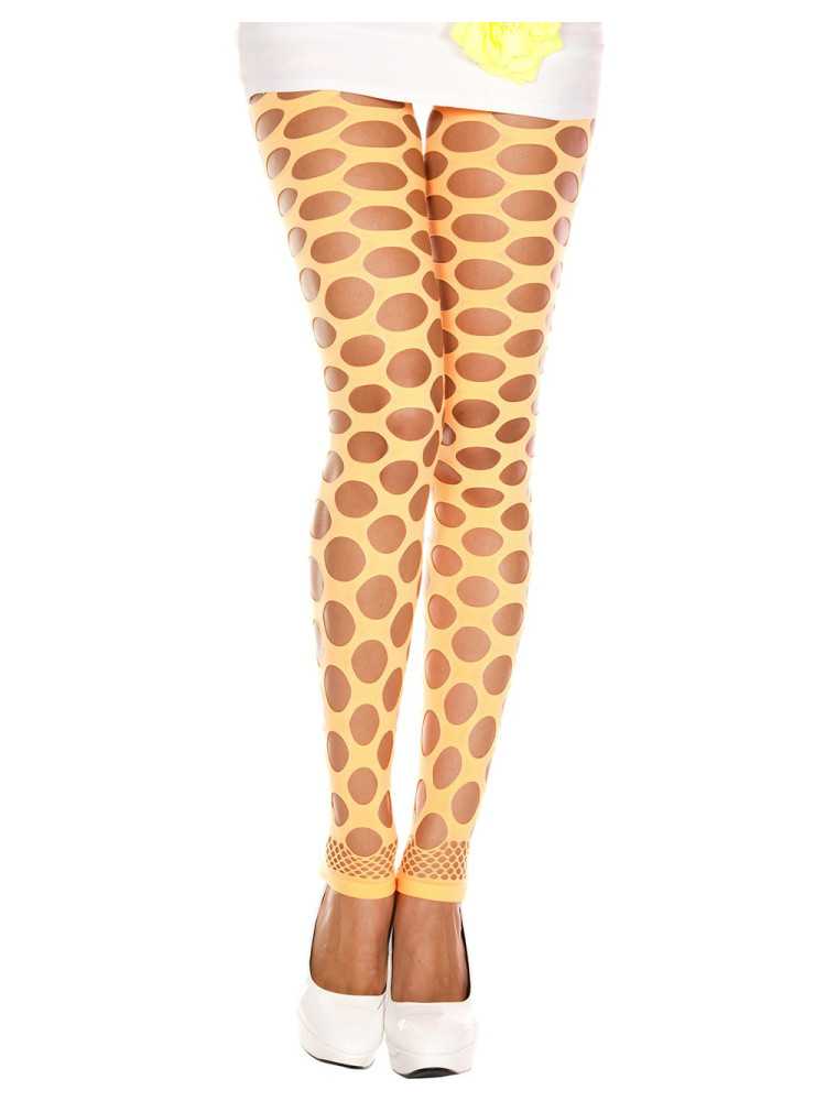 Legging fluo orange à trous - MH35158NEO