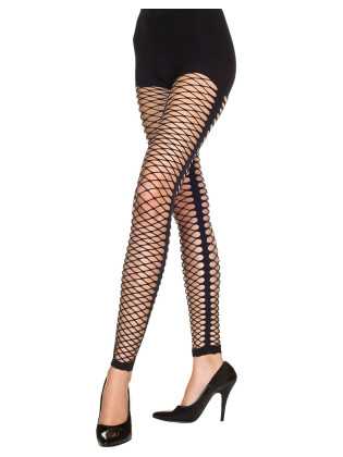 Legging noir sexy style filet - MH35242BLK