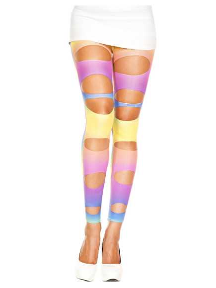 Leggings arc en ciel ajouré - MH35132RAI