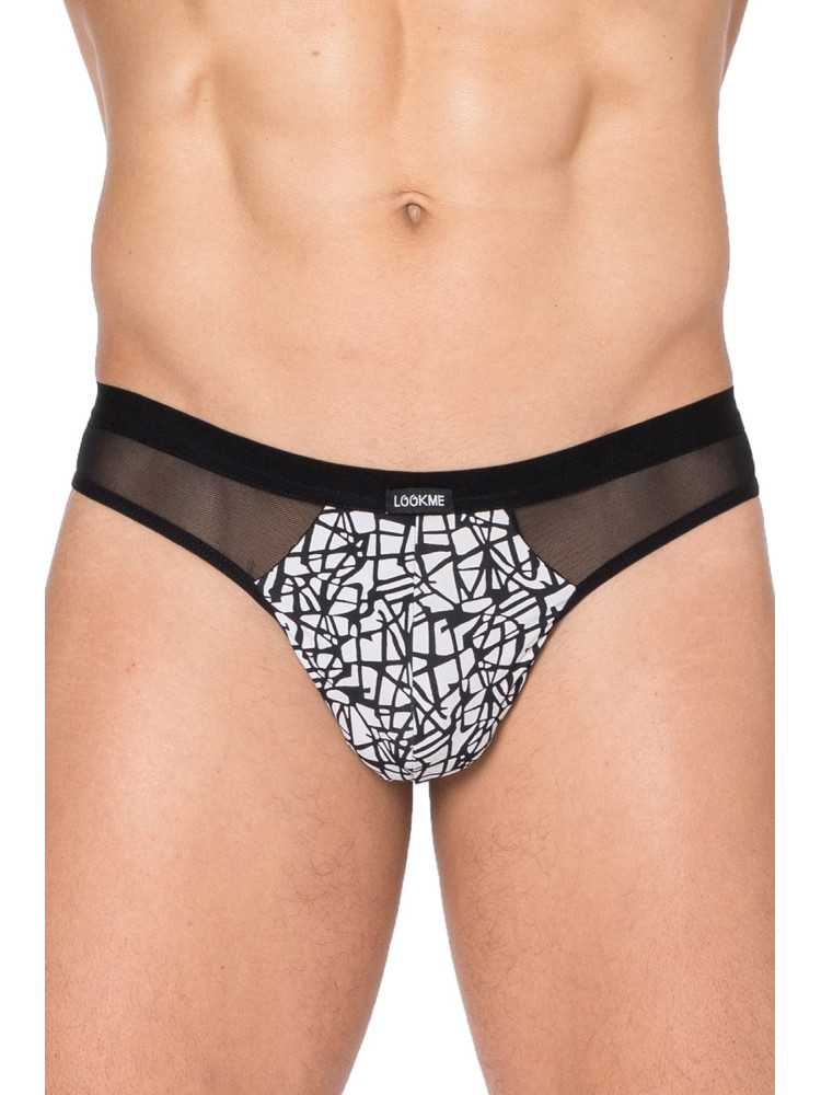 String imprimé noir et blanc New Look - LM2299-02BWH