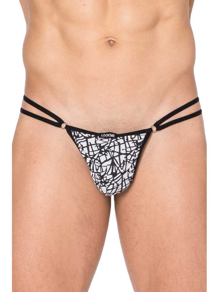 Mini string imprimé blanc et noir New Look - LM2299-01BWH