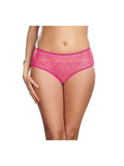 Panty taille basse, ouvert, fronces au dos - DG1300XHPK