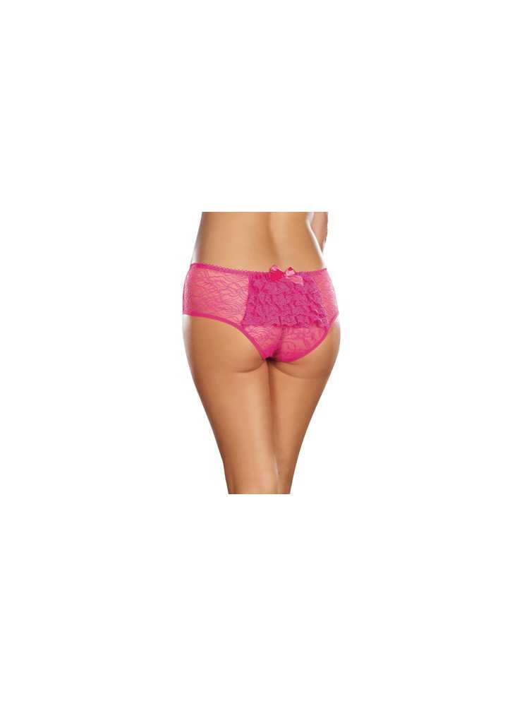 Panty taille basse, ouvert, fronces au dos - DG1300XHPK