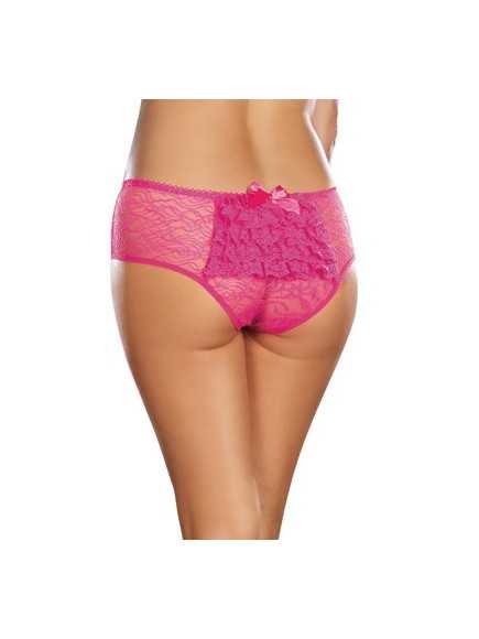 Panty taille basse, ouvert, fronces au dos - DG1300XHPK