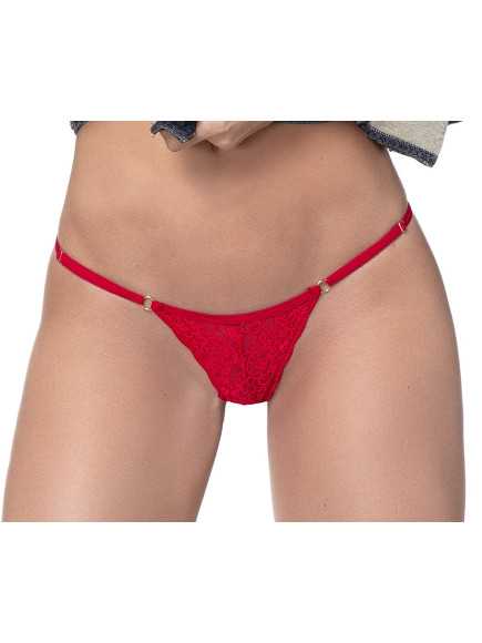 String dentelle rouge - MAL107RED
