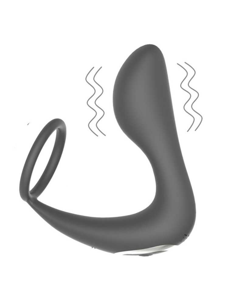 Stimulateur de prostate télécommandé avec micro décharge électrique et avec option commande vocale JUNO - WS-NV526